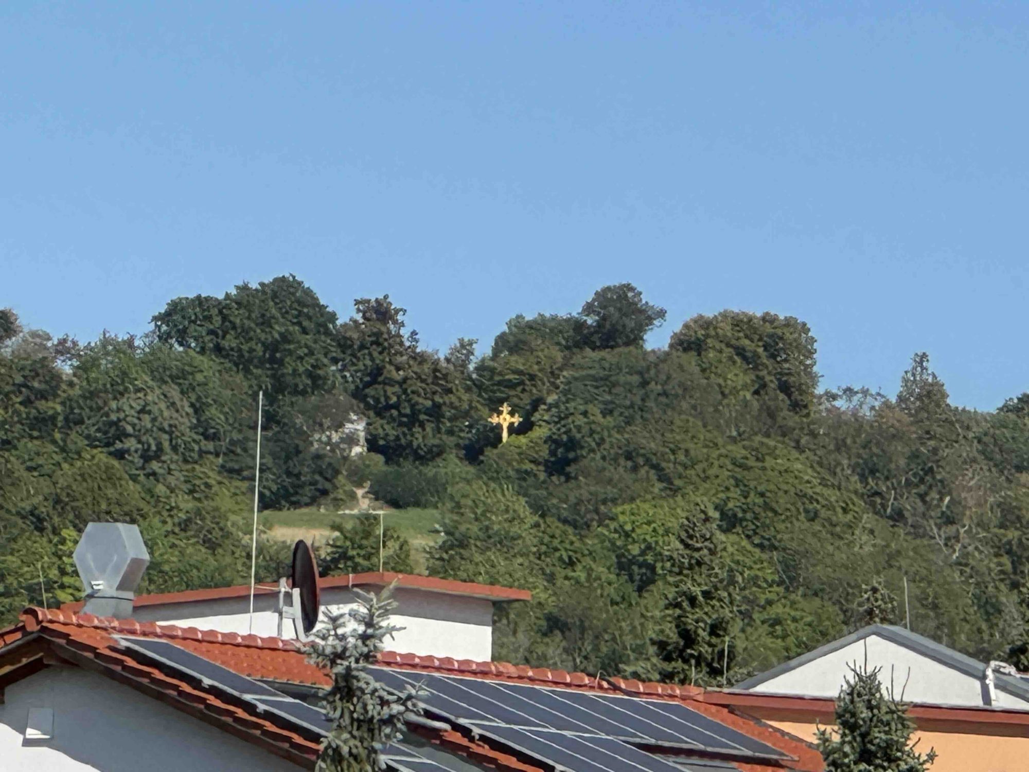 Goldene Kreuz auf dem Heiligenberg